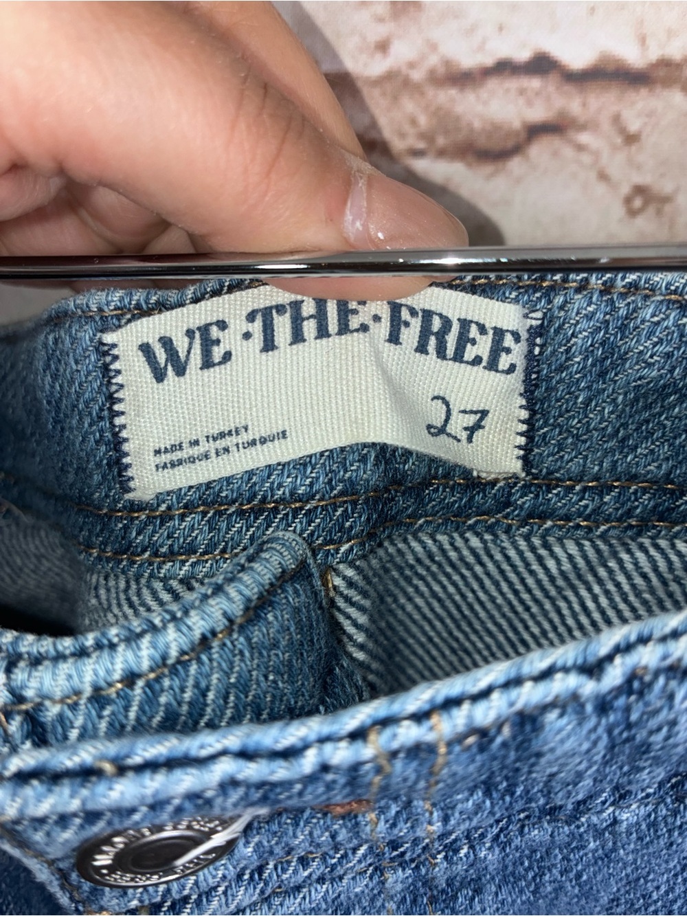 Free People Osaka Barrel Leg Jeans Size 27 - Picture 8 of 10
